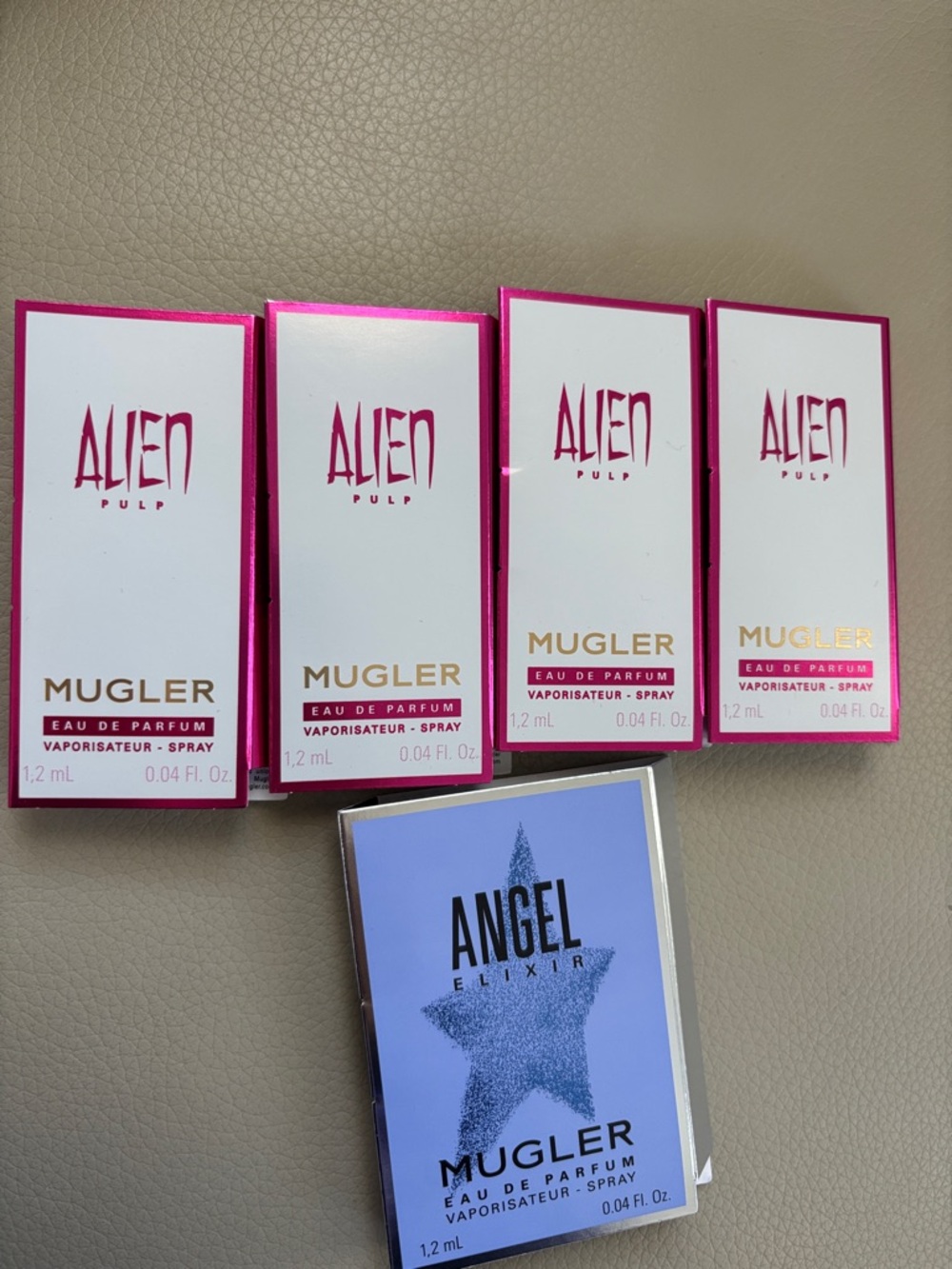 Mugler perfumes samples